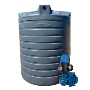 10,000L Tank + 0.75kW Peripheral Pump & Controller Combo - Water and Pressure Pumps