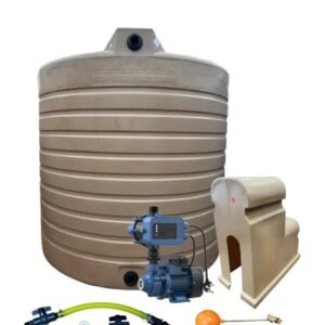 Water tank Combo Executive: 5000l Water tank & 0.37kw Econo Peripheral Water Pump - Water and Pressure Pumps
