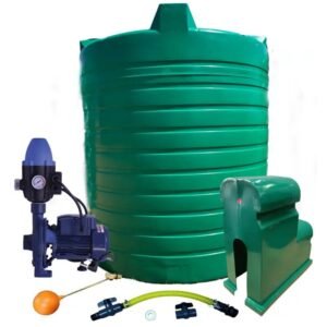 Water tank Combo Executive: 5000l Water tank & 1.1kw Monoblock Water Pump kit - Water and Pressure Pumps