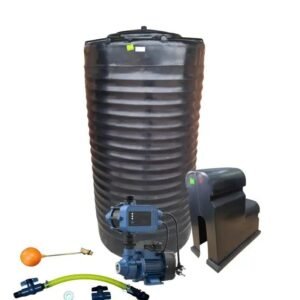 Water tank Combo Executive: 1200l slim tank & 0.37kw Econo Peripheral Water Pump - Water and Pressure Pumps