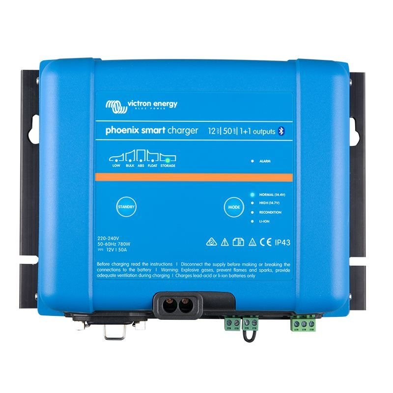 Victron Energy Phoenix Smart IP43 12/50 (1+1) 2-Output Battery Charger - Accessories