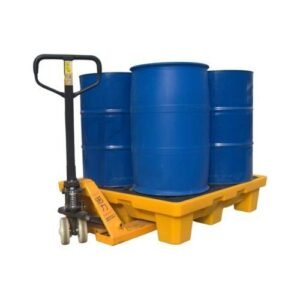 Plastic Spill Pallet for Four Drums - Spill Containment Pallets