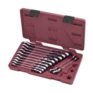 Kraftwerk 12pc Flexible Combo Ratchet Spanner Set 8 - 19mm (T3403-54) - Hand Tools