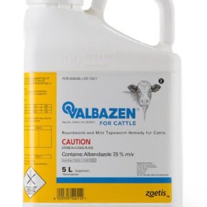 Zoetis Valbazen Cattle Broad-Spectrum Oral Dewormer | 5L - Animal Health & Medicine